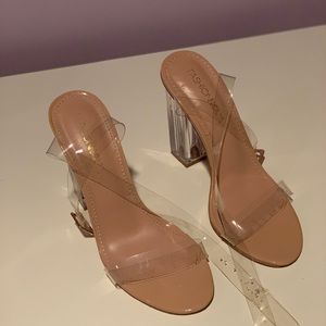 Fashion Nova The Glass Slipper Transparent Sandal